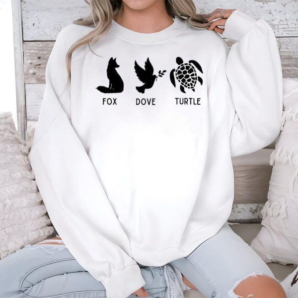 Fdt Animal Fox Dove Turtle Shirt 3