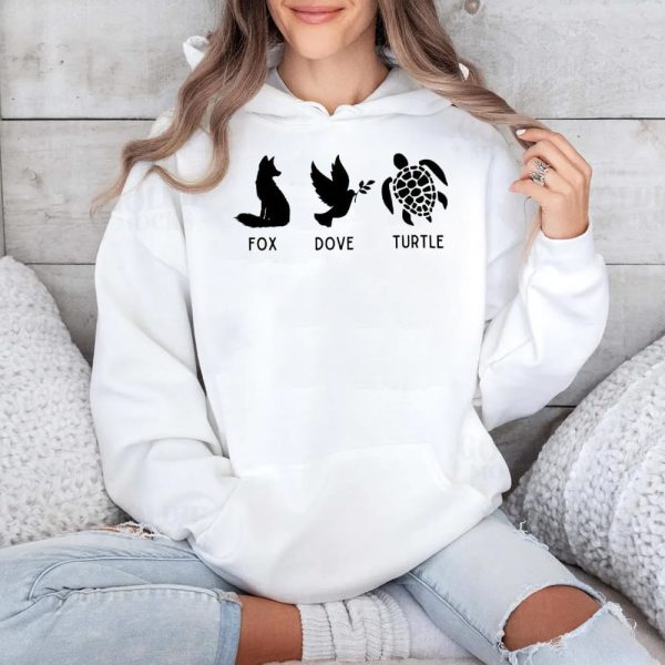Fdt Animal Fox Dove Turtle Shirt 4