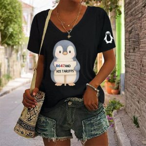 Penguins 8647 And His Tariffs Shirt