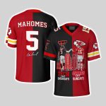 Mahomes Tech On Saturdays Chiefs On Sundays Football Jersey