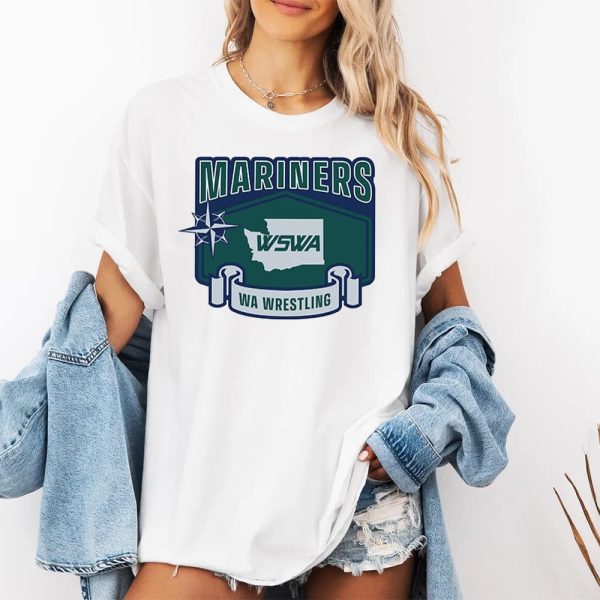 Mariners Washington State Wrestling Association Shirt 2025 Giveaway 2