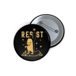 Penguin Resist Print Brooch