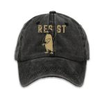 Penguin Resist Tariffs Print Baseball Cap