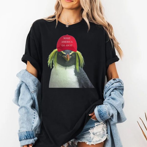 Penguins Resist Make America Go Away Shirt