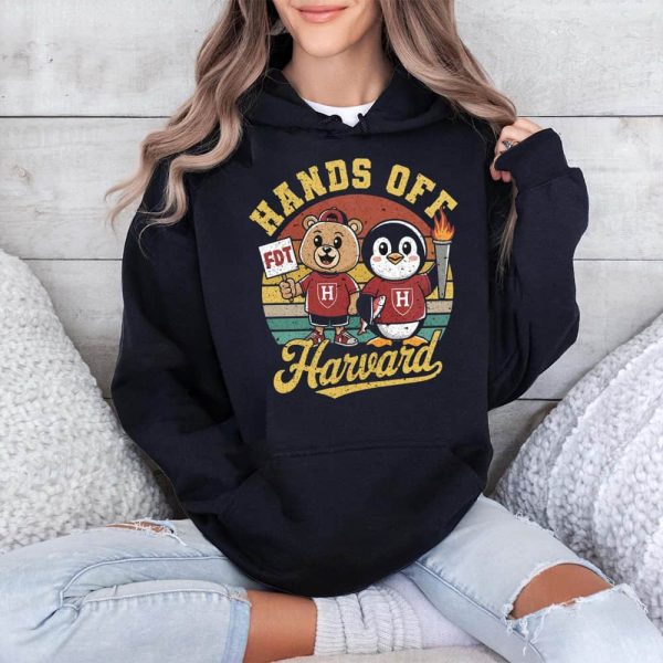 Penguins Smokey Bear Hands Off Harvard Shirt 4