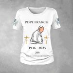 Pope Francis 1936-2025 266 God Never Tires Of Forgiving Us Shirt