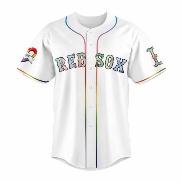 Red Sox LGBTQ Pride Night 2025 Jersey 2