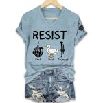 Resist FDT Fuck Duck Trumpet Shirt
