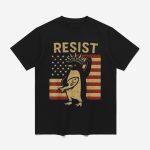 Resist Penguin Against Trump Shirt