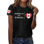 Retro Elbows Up America Stands With Canada Shirt