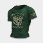 Sic Semper Tyrannis 1776 Hands Off Shirt