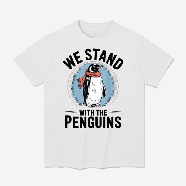 We Stand With Penguins Resist Tariffs Shirt
