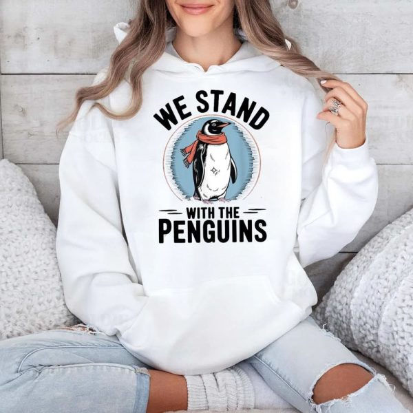 We Stand With Penguins Resist Tariffs Shirt 4