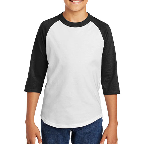 Youth 3/4 Raglan Sleeve Shirt YT200