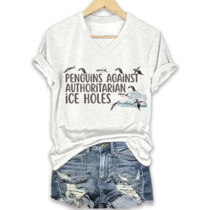 Penguins Against Authoritarian Ice Holes Shirt