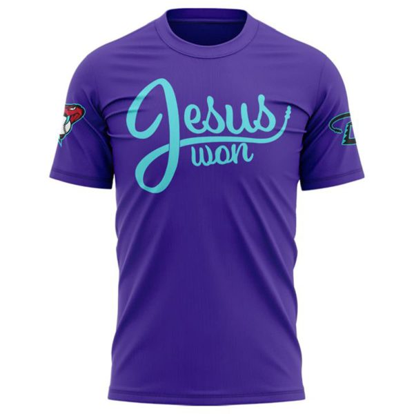 2025 Diamondbacks Jesus Won City Connect Shirt 2
