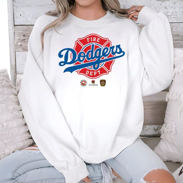 2025 Dodgers Firefighter Appreciation Night Sweatshirt Giveaway