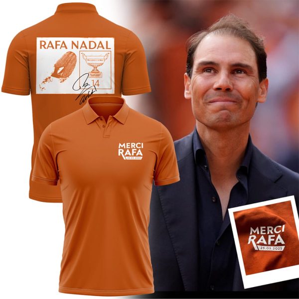 2025 Rafael Nadal Merci Rafa Polo Shirt