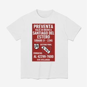 Preventa Viaje En Micro A Santiago Del Estero Sabado 31-22Hs Shirt