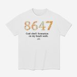 8647 Cool Shell Formation On My Beach Walk Shirt