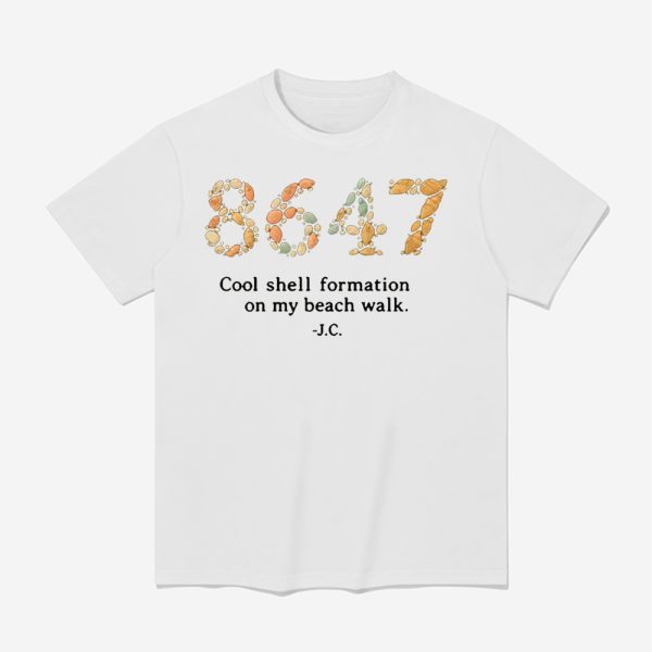8647 Cool Shell Formation On My Beach Walk Shirt