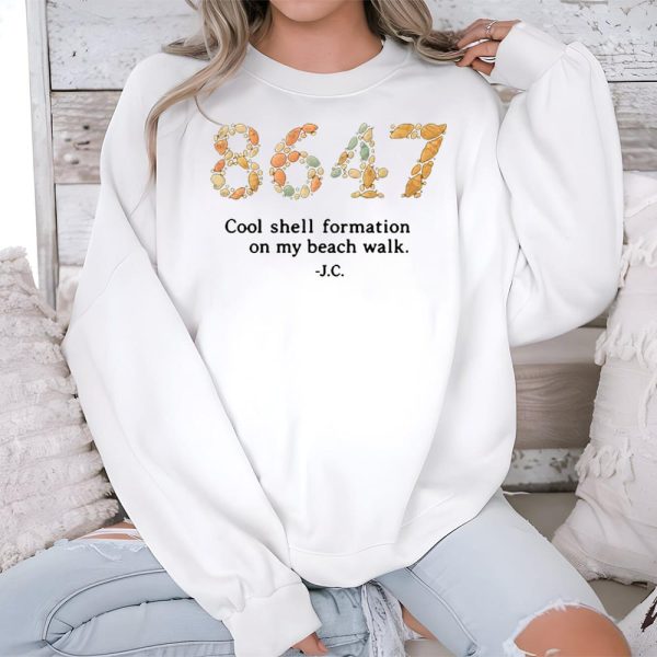 8647 Cool Shell Formation On My Beach Walk Shirt 3