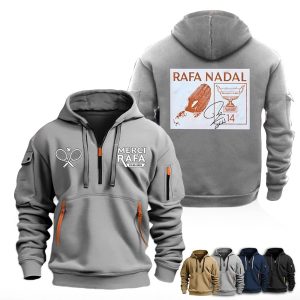 Merci Rafa Rafael Nadal Thank You For The Memories Quarter Zip Hoodie 1
