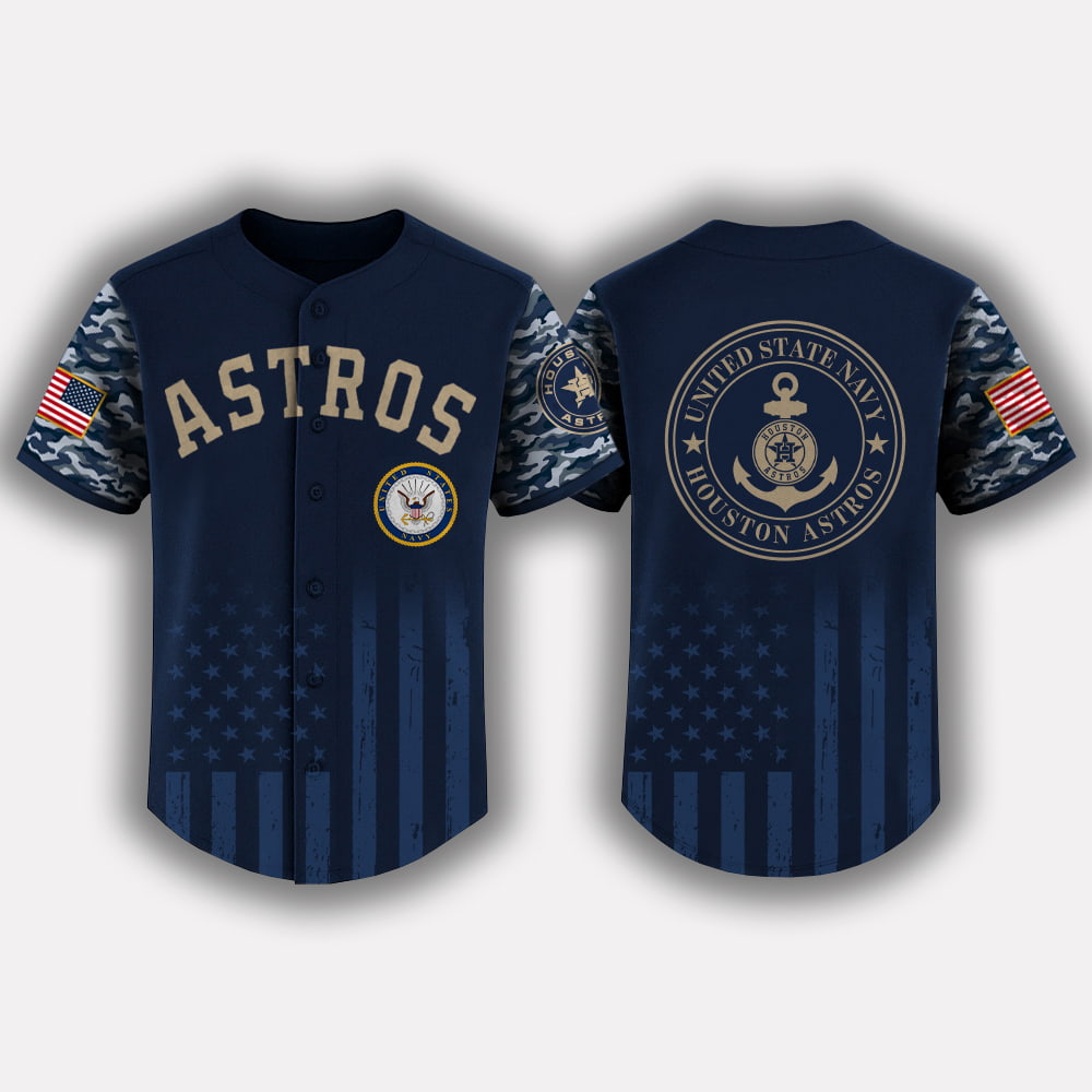 Astros US Navy Appreciation Night 2025 Baseball Jersey Astros US Navy Appreciation Night 2025 Baseball Jersey