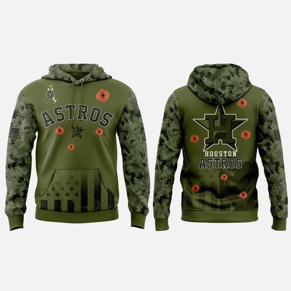 Astros x Memorial Day 2025 Hoodie Astros x Memorial Day 2025 Hoodie