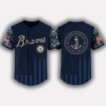 Braves US Navy Appreciation Night 2025 Baseball Jersey