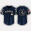 Brewers US Navy Appreciation Night 2025 Baseball Jersey