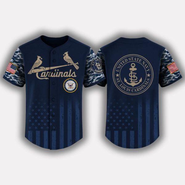 Cardinals US Navy Appreciation Night 2025 Baseball Jersey