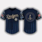 Dodgers US Navy Appreciation Night 2025 Baseball Jersey