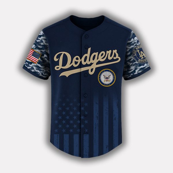 Dodgers US Navy Appreciation Night 2025 Baseball Jersey 2