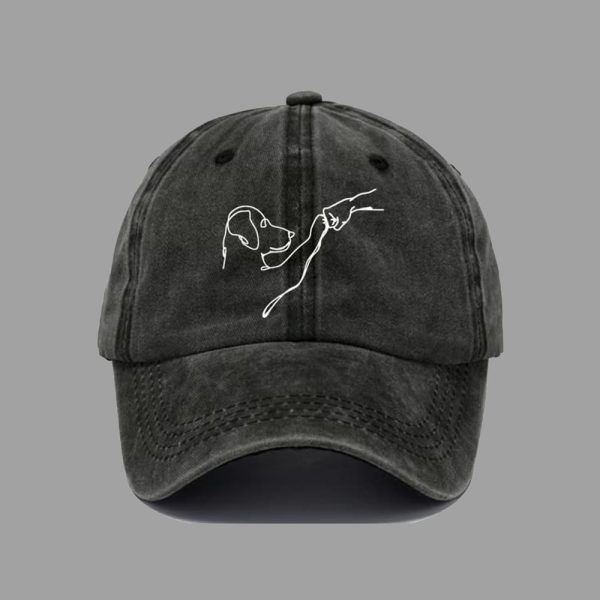 Dog And People Punch Hand Baseball Cap 2