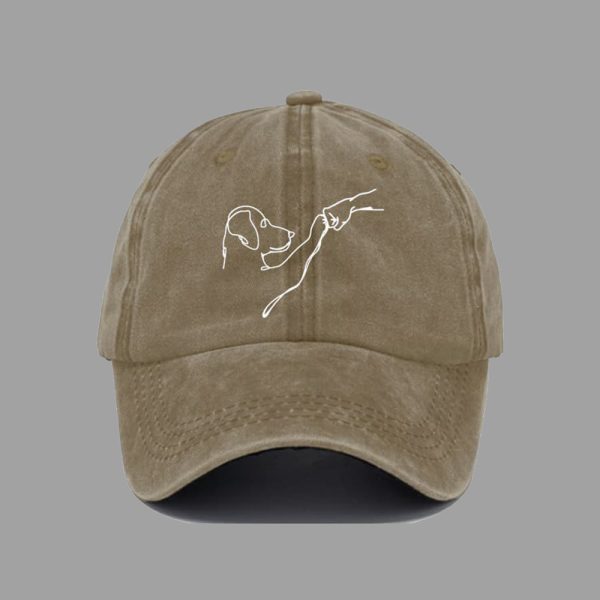 Dog And People Punch Hand Baseball Cap 3