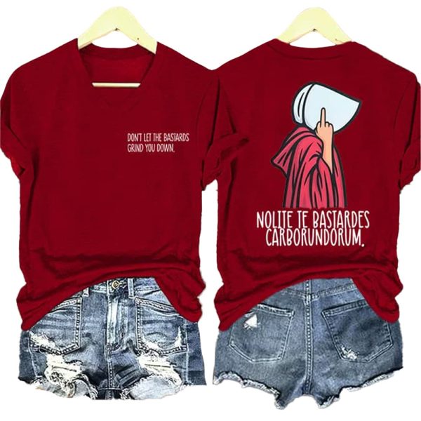 Don't Let The Bastards Grind You Down Nolite Te Bastardes Carborundorum Shirt
