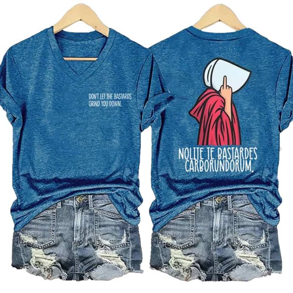 Dont Let The Bastards Grind You Down Nolite Te Bastardes Carborundorum Shirt 2