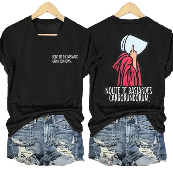 Dont Let The Bastards Grind You Down Nolite Te Bastardes Carborundorum Shirt 3