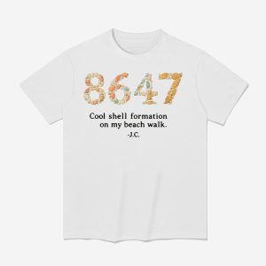 8647 Cool Shell Formation On My Beach Walk Shirt
