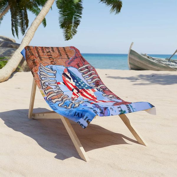 Gulf Of America Shark Beach Towel 3