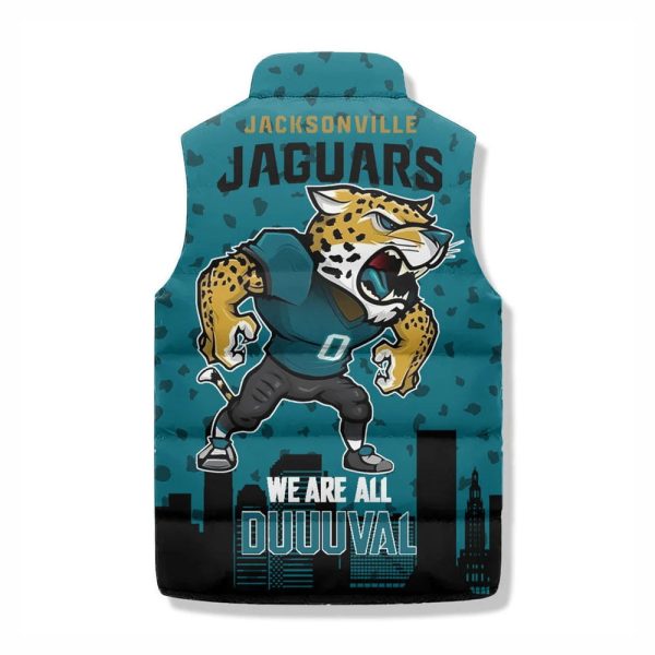 JAX Jaguars We Are All Duuuval Puffer Vest 3