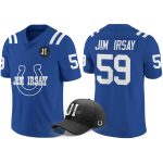 Jim Irsay Colts Blue Heart Football Jersey