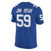 Jim Irsay Colts Blue Heart Football Jersey 3