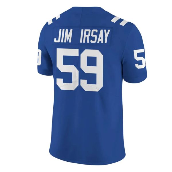 Jim Irsay Colts Blue Heart Football Jersey 3