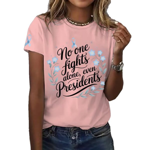 Joe Biden No One Fights Alone Even Presidents Shirt 4