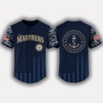 Mariners US Navy Appreciation Night 2025 Baseball Jersey