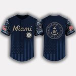 Marlins US Navy Appreciation Night 2025 Baseball Jersey
