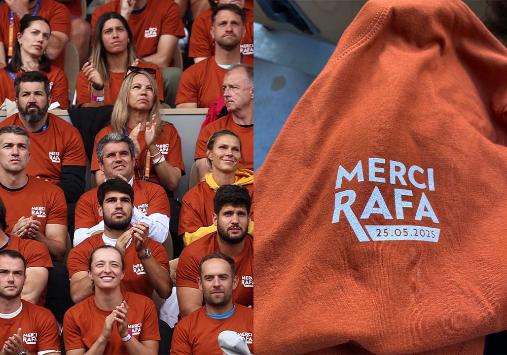 Merci Rafa Shirt Nadal's Heartfelt French Open Farewell Stuns in Tribute