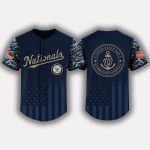 Nationals US Navy Appreciation Night 2025 Baseball Jersey